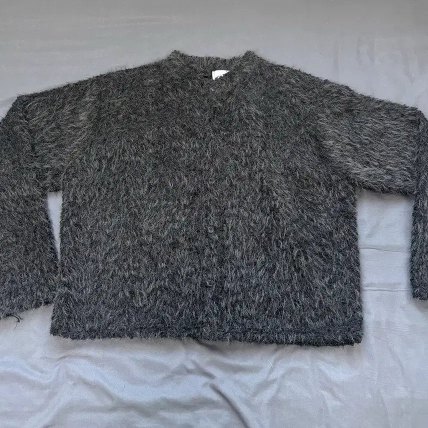 [BUNJANG] Buddy Wing Yarn Crop Round Cardigan / 크롭 버디 날개사 라운드 가디건