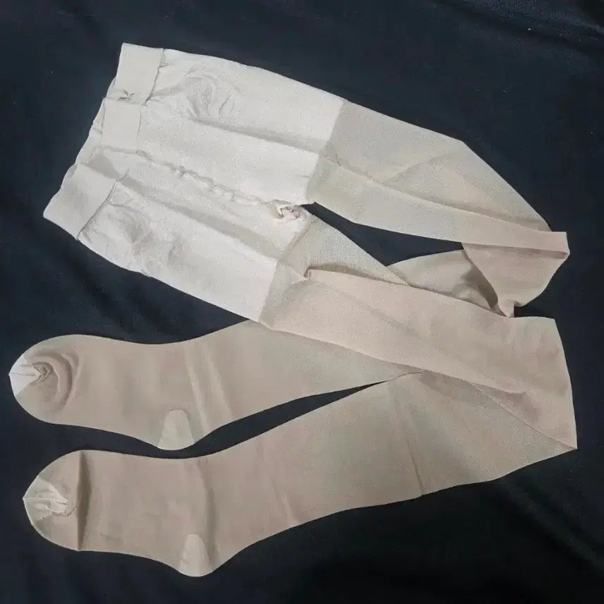 [BUNJANG] Flexi Chic Sheer Compression Pantyhose (Nude, Black) / 플랙시크 시스루 압박스타킹 팬티스타킹(누드, 블랙)