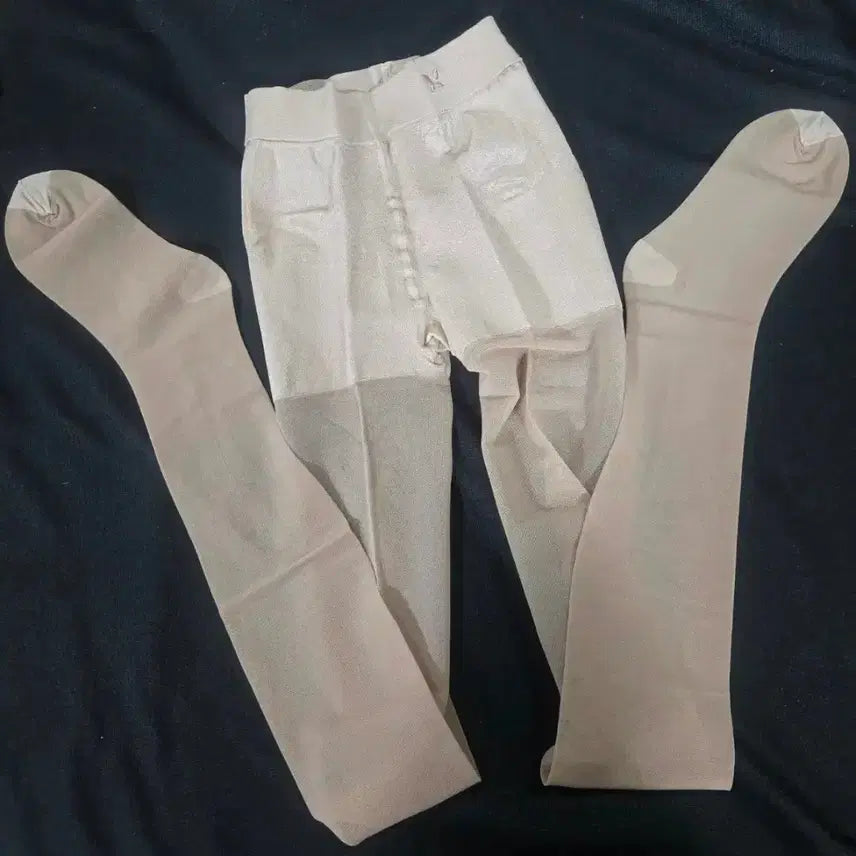 [BUNJANG] Flexi Chic Sheer Compression Pantyhose (Nude, Black) / 플랙시크 시스루 압박스타킹 팬티스타킹(누드, 블랙)