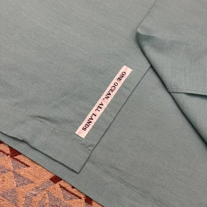 [BUNJANG] Nanamica Panama Short Sleeve Shirt Mint / [XL][110] 나나미카 오픈카라 파나마 숏슬리브 셔츠 민트