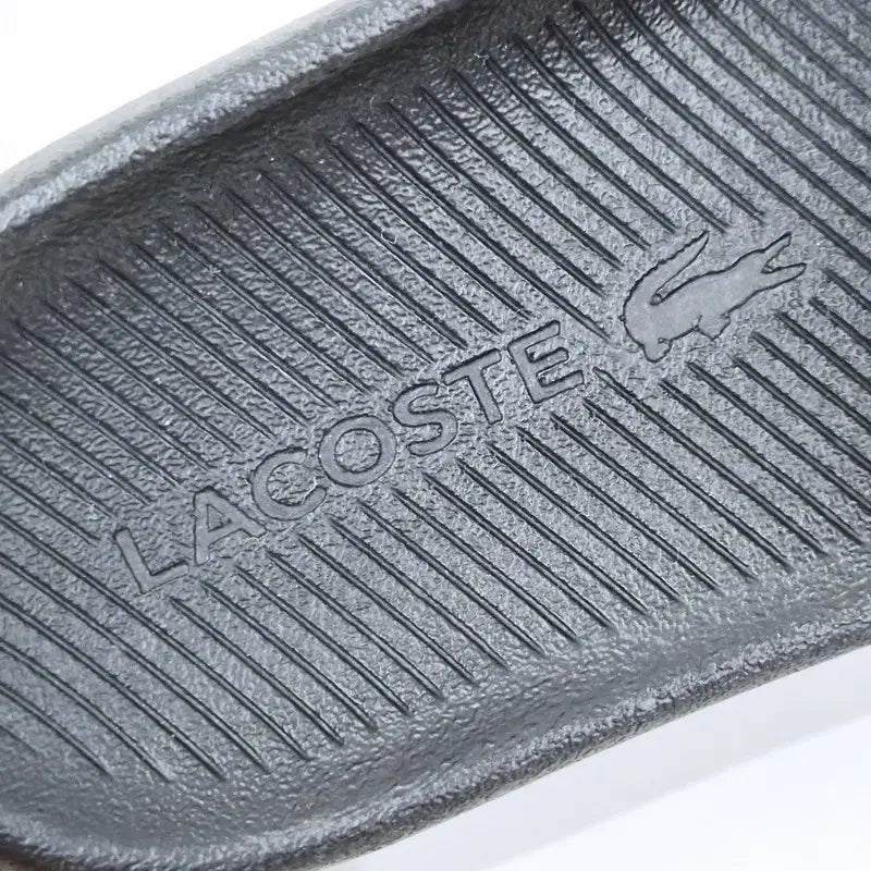 [BUNJANG] Lacoste Black Slippers / 라코스테 슬리퍼 235-240mm