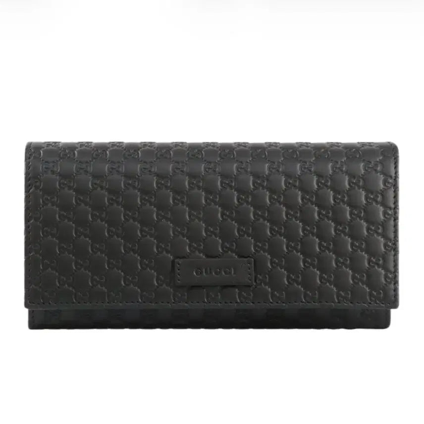 [BUNJANG] Gucci Microguccissima Black Long Wallet / 구찌 마이크로시마 블랙 장지갑