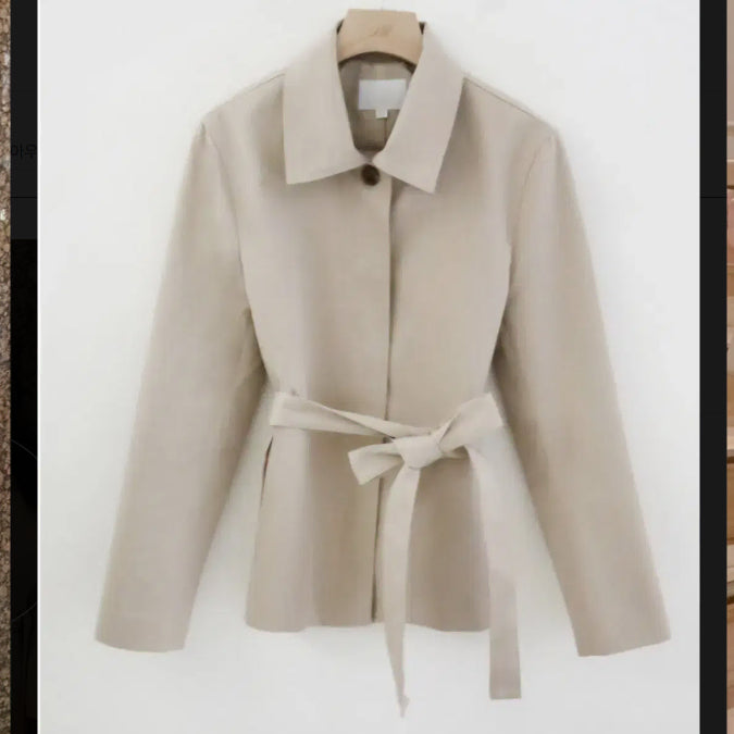 [BUNJANG] Pervbit Classic Trench Shirt Jacket / 퍼빗 클래식 트렌치 셔츠 자켓