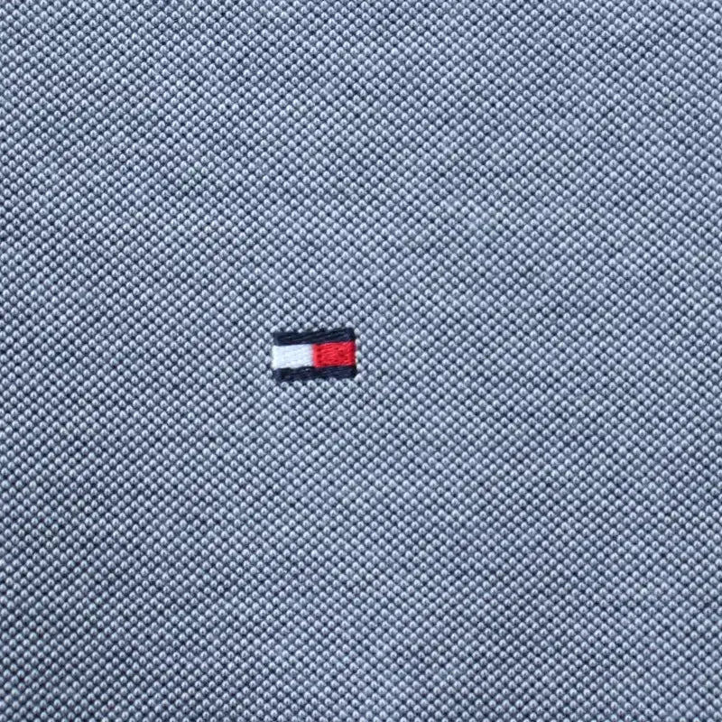 [BUNJANG] Tommy Hilfiger Gray Polo Shirt / (M-L) 타미힐피거 반팔 카라 티셔츠 그레이 무지 놈코어-184DF