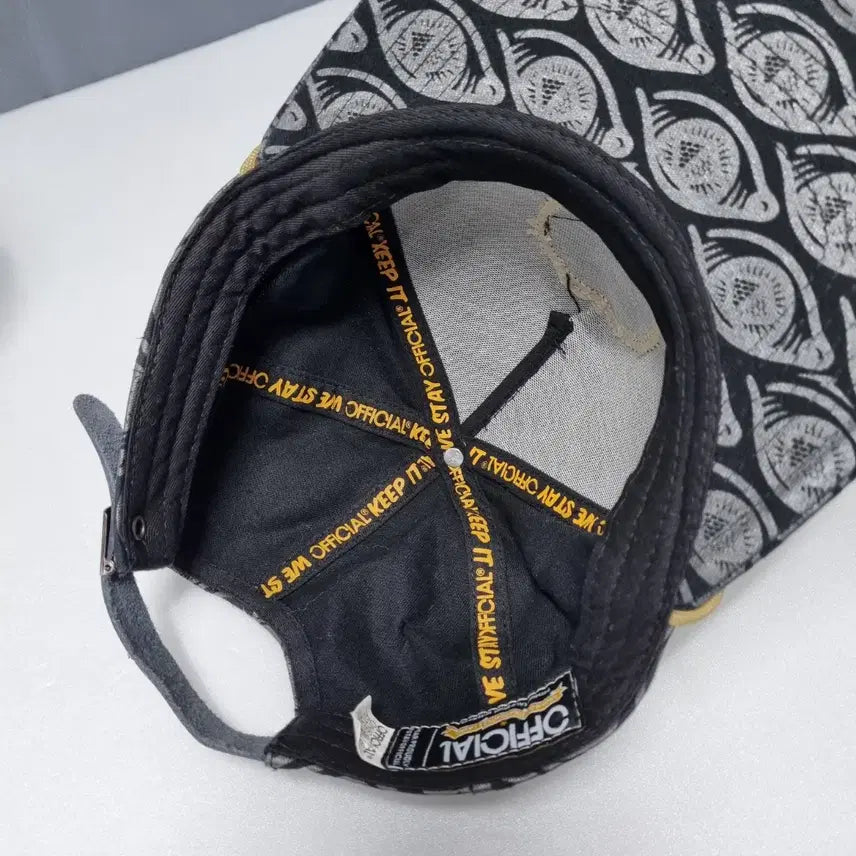 [BUNJANG] Official Eye Pattern Ball Cap / 오피셜 볼캡 남자프리ㅡ0424