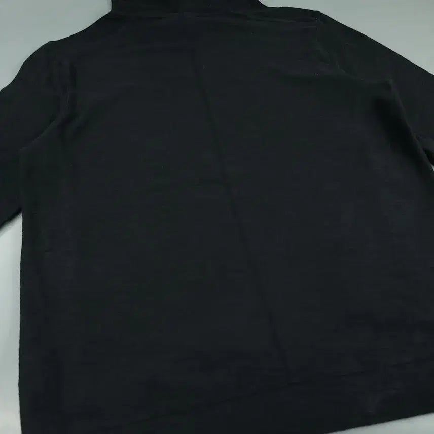 [SOLD OUT] 나이키 요가 블랙 스우시 로고 리플렉티브 드라이핏 코튼블렌드 후드 티셔츠