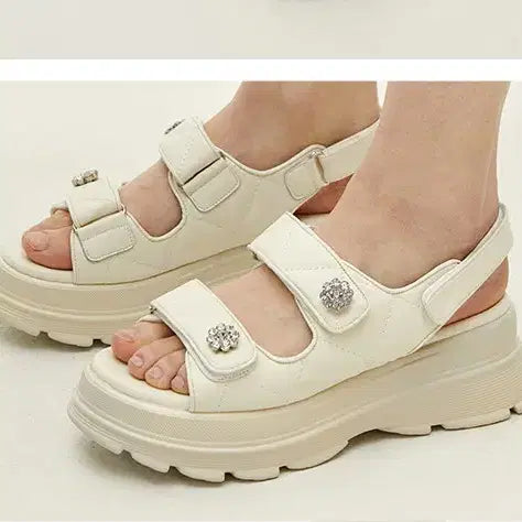 [SOLD OUT] 미소페 키높이 벨크로 샌들 230