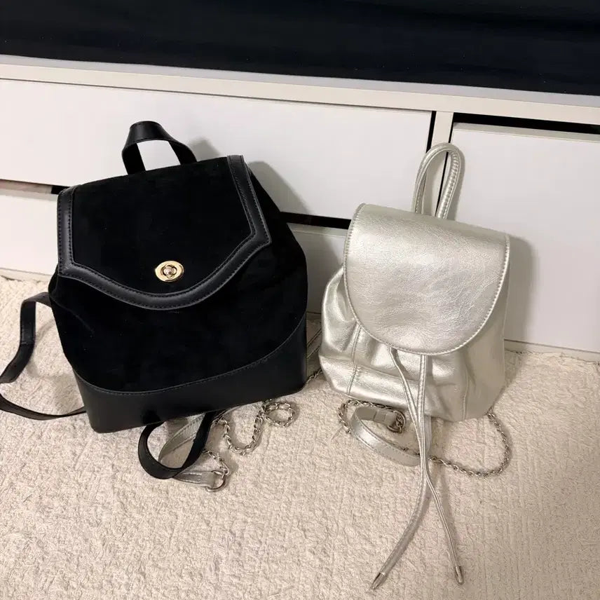 [BUNJANG] Black and Silver Backpack / 백팩 판매