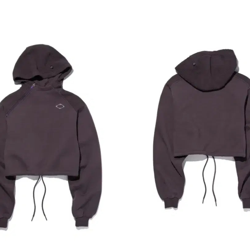 [BUNJANG] Mischief Side Zip Crop Hoodie / 미스치프 사이드 지퍼 크롭 후드