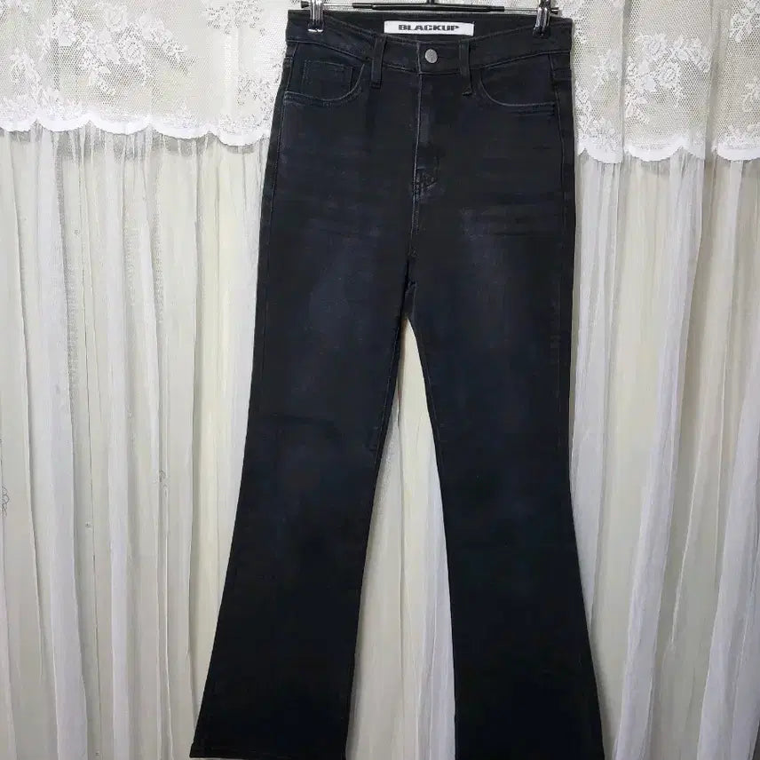 [BUNJANG] BLACKUP Black Bootcut Denim Pants / 블랙업 BLACKUP 블랙 부츠컷 데님 팬츠