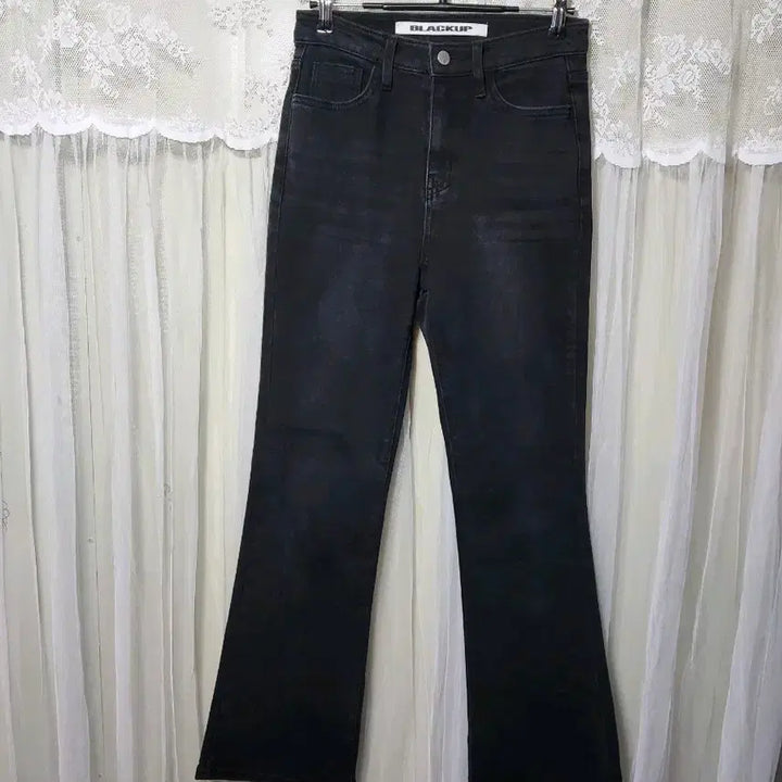 [BUNJANG] BLACKUP Black Bootcut Denim Pants / 블랙업 BLACKUP 블랙 부츠컷 데님 팬츠