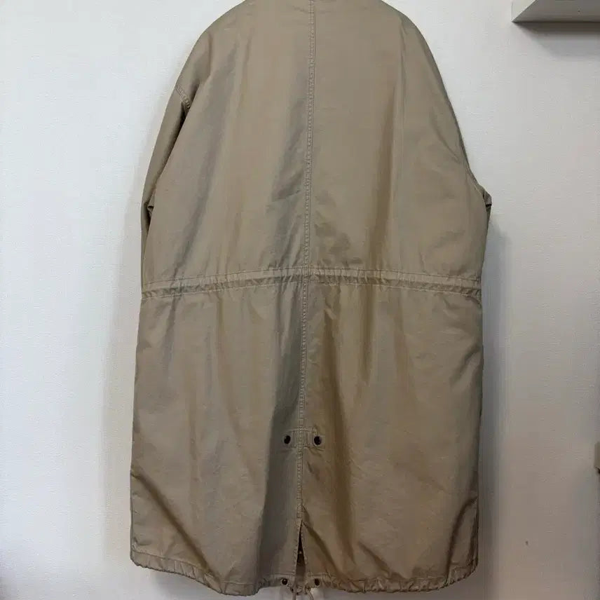 [BUNJANG] Musinsa Standard Fishtail Parka Beige Jacket / 무신사 스탠다드 야상 피쉬테일 잠바 L 베이지