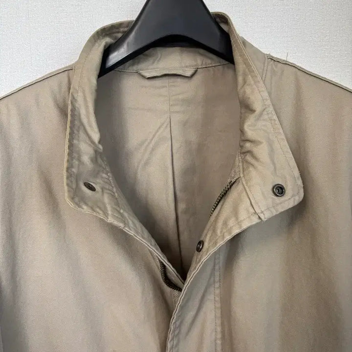 [BUNJANG] Musinsa Standard Fishtail Parka Beige Jacket / 무신사 스탠다드 야상 피쉬테일 잠바 L 베이지