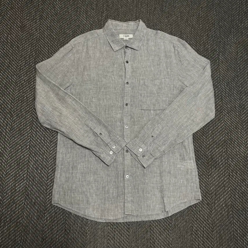 [BUNJANG] T.I FOR MEN Gray Shirt / 105] 티아이포맨(T.I FOR MEN)마셔츠