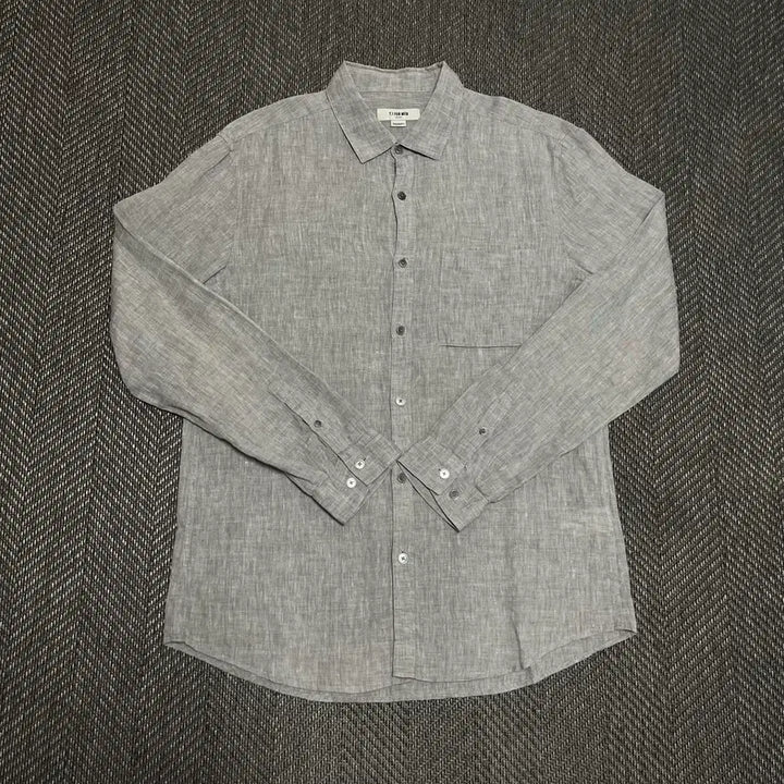 [BUNJANG] T.I FOR MEN Gray Shirt / 105] 티아이포맨(T.I FOR MEN)마셔츠