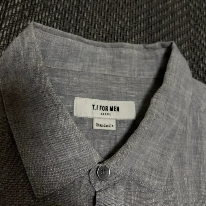 [BUNJANG] T.I FOR MEN Gray Shirt / 105] 티아이포맨(T.I FOR MEN)마셔츠