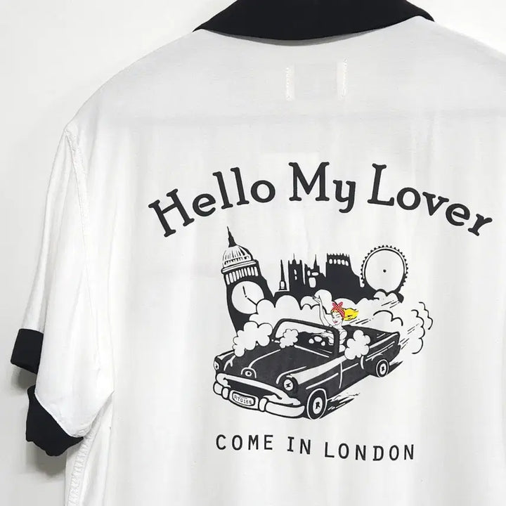 [BUNJANG] Raye Tog Bowling Shirt White S / 레이토그(Raye tog) 볼링셔츠 오픈카라 반팔 셔츠 화이트 S / 레