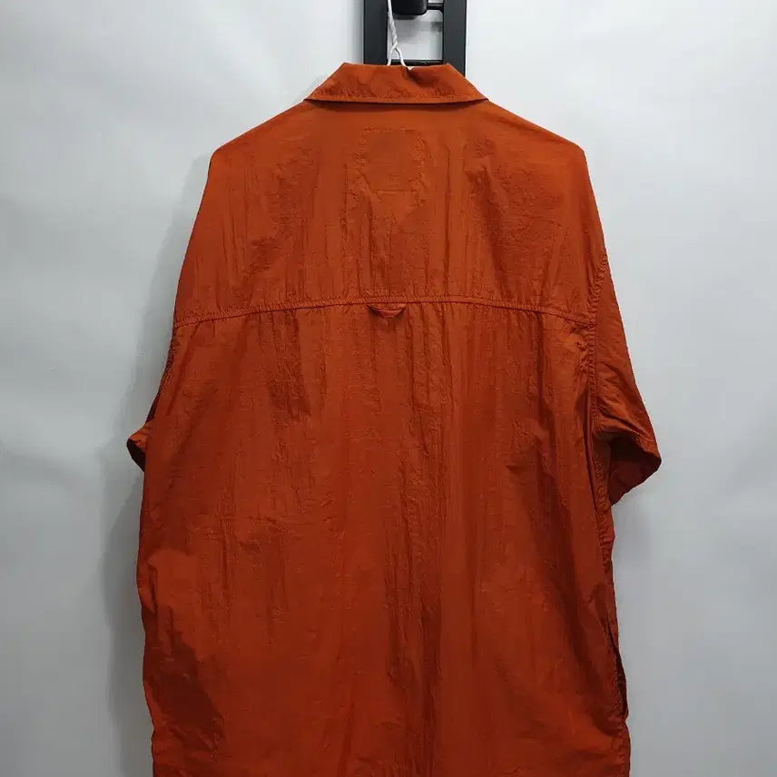 [BUNJANG] Espionage Utility Nylon Shirt Jacket Orange XL / 에스피오나지 바람막이 반팔 유틸리티 나일론 셔츠 자켓 오렌지 xl