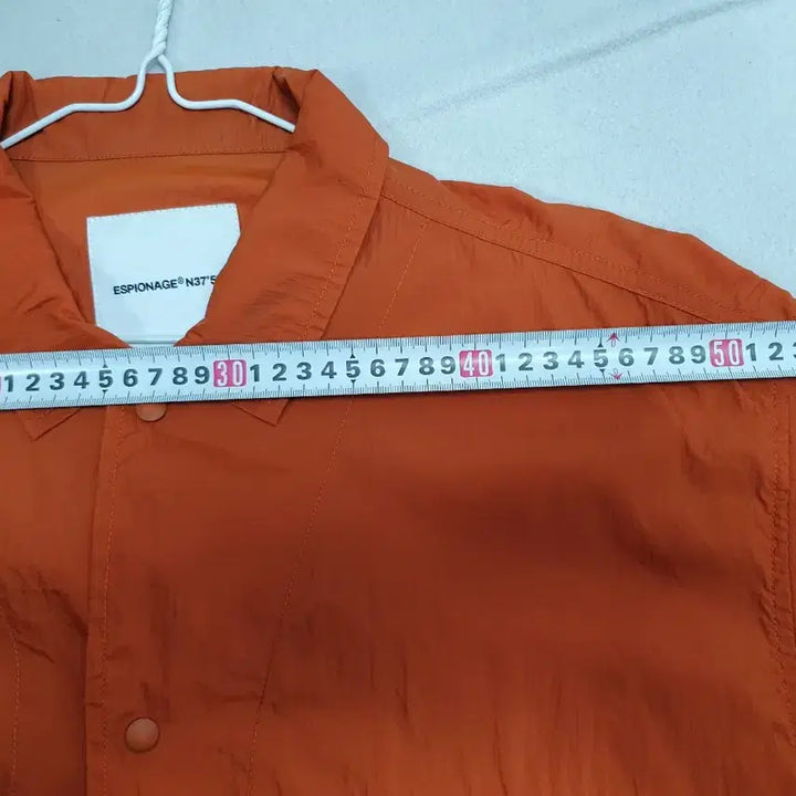 [BUNJANG] Espionage Utility Nylon Shirt Jacket Orange XL / 에스피오나지 바람막이 반팔 유틸리티 나일론 셔츠 자켓 오렌지 xl