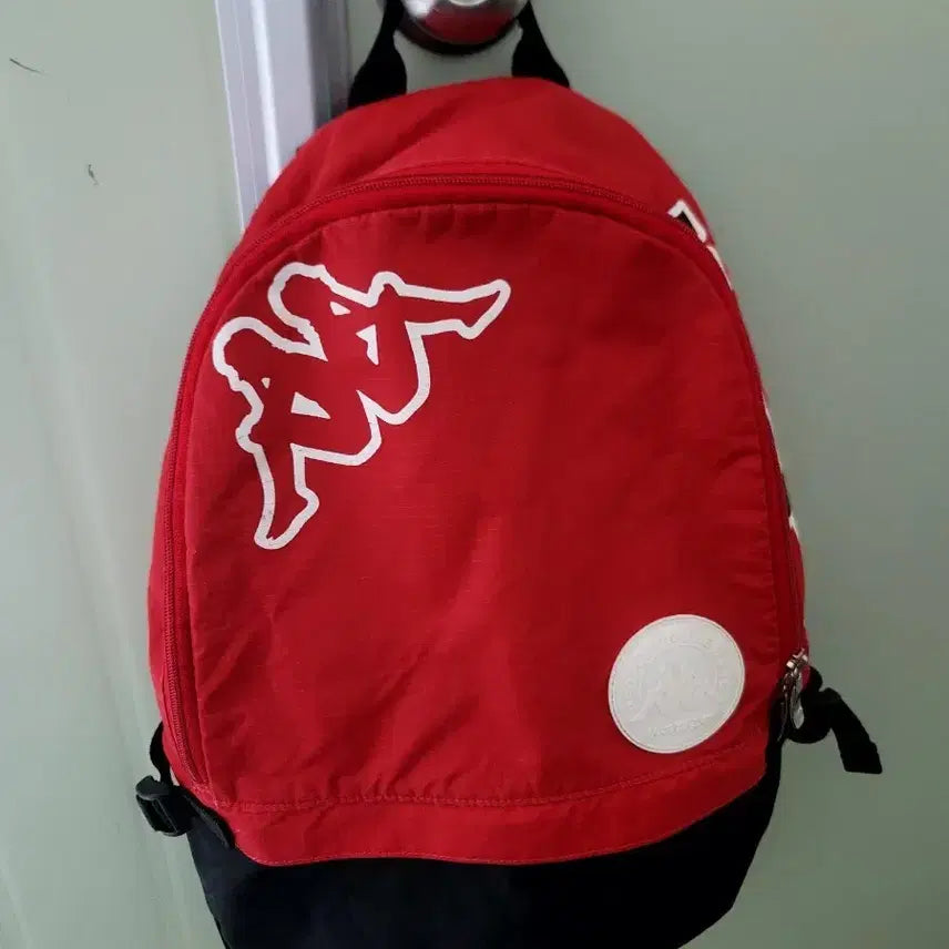 [BUNJANG] Kappa Red Backpack / 카파 레드백팩 빨강가방