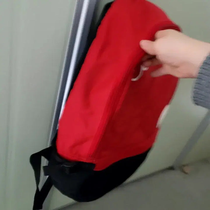 [BUNJANG] Kappa Red Backpack / 카파 레드백팩 빨강가방