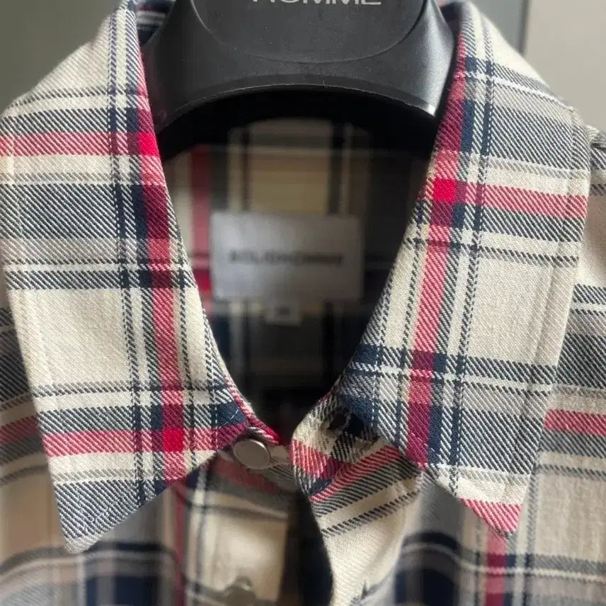[SOLD OUT] 솔리드옴므 체크 셔츠 50(105)
