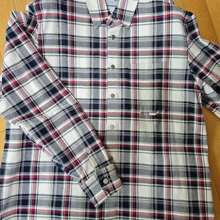 [SOLD OUT] 솔리드옴므 체크 셔츠 50(105)