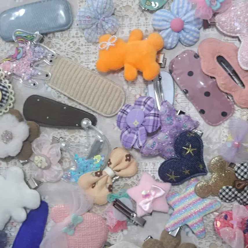 [SOLD OUT] H8 새상품 귀여운 유아 머리핀 세트 50개 일괄