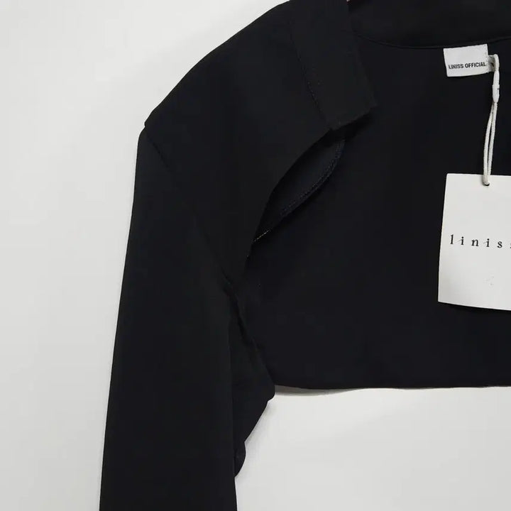 [BUNJANG] LINISS Cropped Bolero Jacket - Black / 리니스(LINISS) 크롭 볼레로 자켓 블랙 유니크 디자이너룩