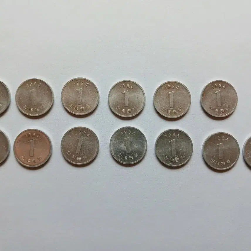[SOLD OUT] 1984년 1원 동전 13개 일괄