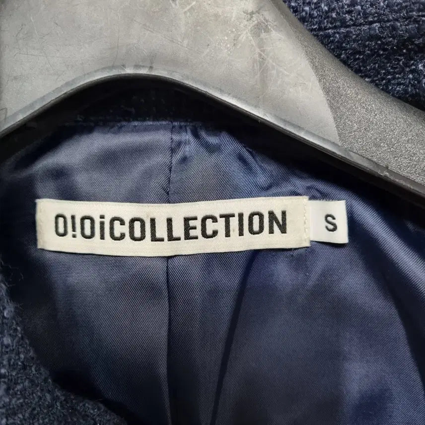 [BUNJANG] OiOi Collection Cropped Jacket (Navy) - Women&