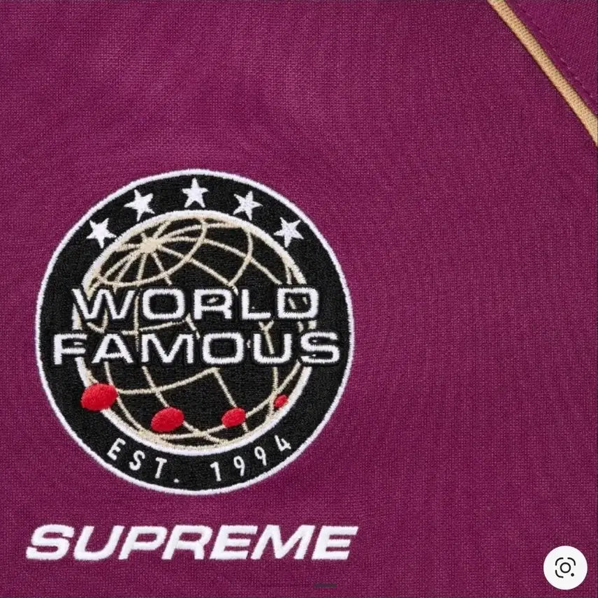 [BUNJANG] Supreme Piping Soccer Jersey Raspberry / 슈프림 파이핑 사커 저지 라즈베리 - 25FW