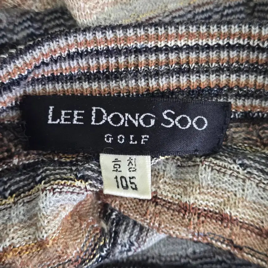 [BUNJANG] Lee Dong Soo Striped Knit Short Sleeve / [105] 이동수 니트 반팔