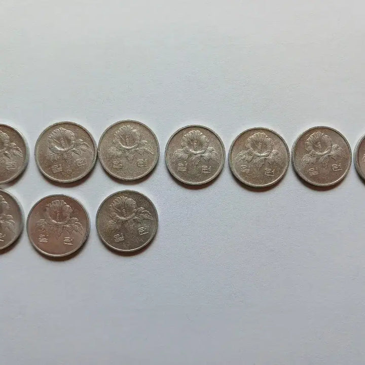 [SOLD OUT] 1980년대, 1990년 1원 동전 10개 일괄