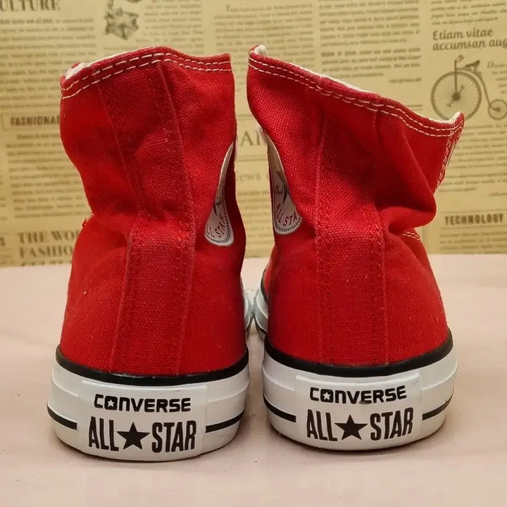 [BUNJANG] Converse Chuck Taylor Core High Red High-top 220 / 컨버스 척테일러 코어 하이 레드 하이탑 220