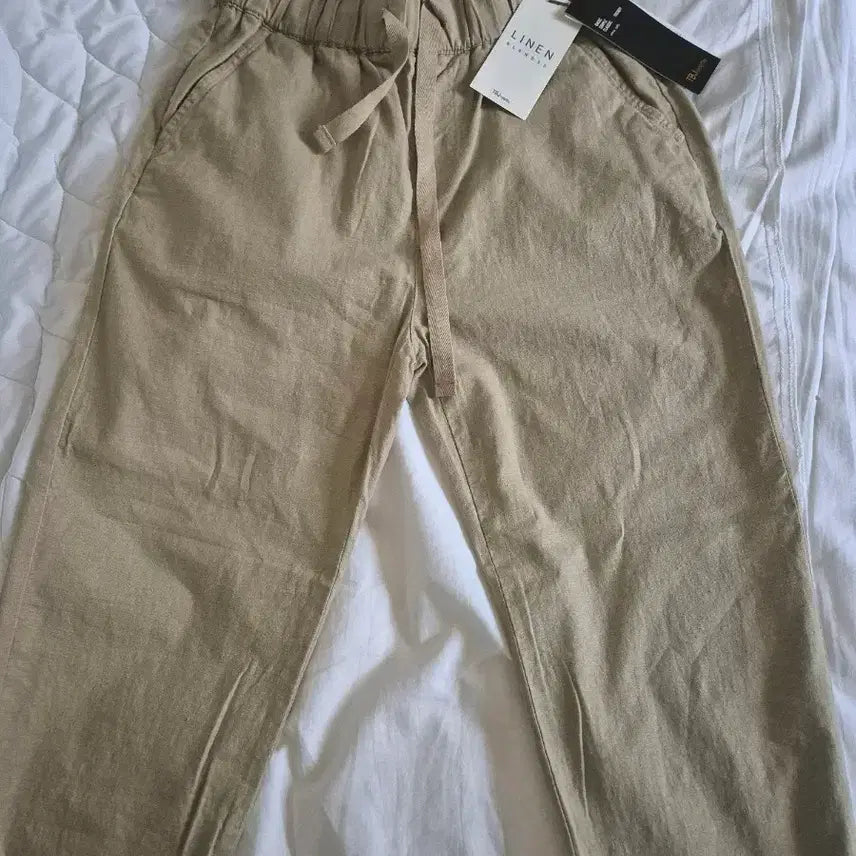 [BUNJANG] TBJ Linen Blend Slacks / [새상품]TBJ슬림배기핏 린넨마바지