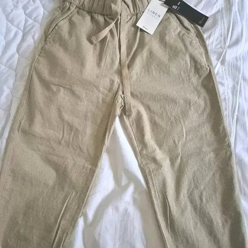 [BUNJANG] TBJ Linen Blend Slacks / [새상품]TBJ슬림배기핏 린넨마바지