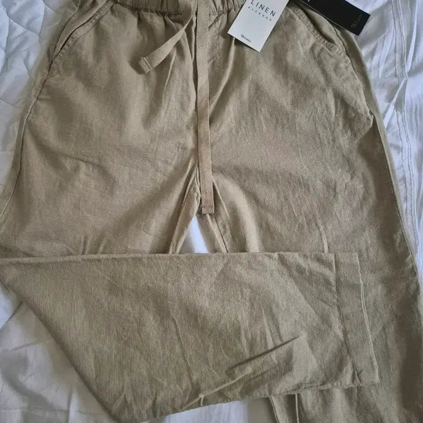[BUNJANG] TBJ Linen Blend Slacks / [새상품]TBJ슬림배기핏 린넨마바지