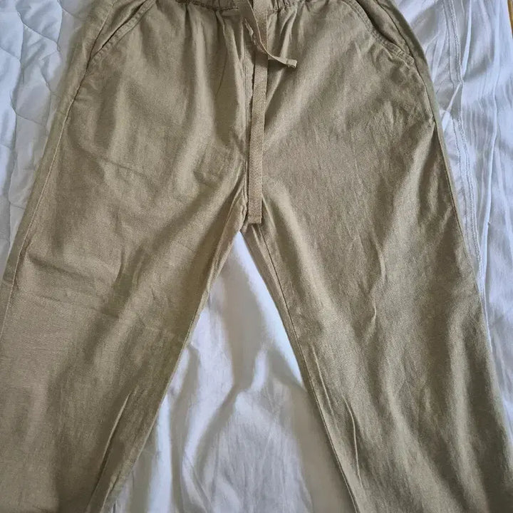 [BUNJANG] TBJ Linen Blend Slacks / [새상품]TBJ슬림배기핏 린넨마바지