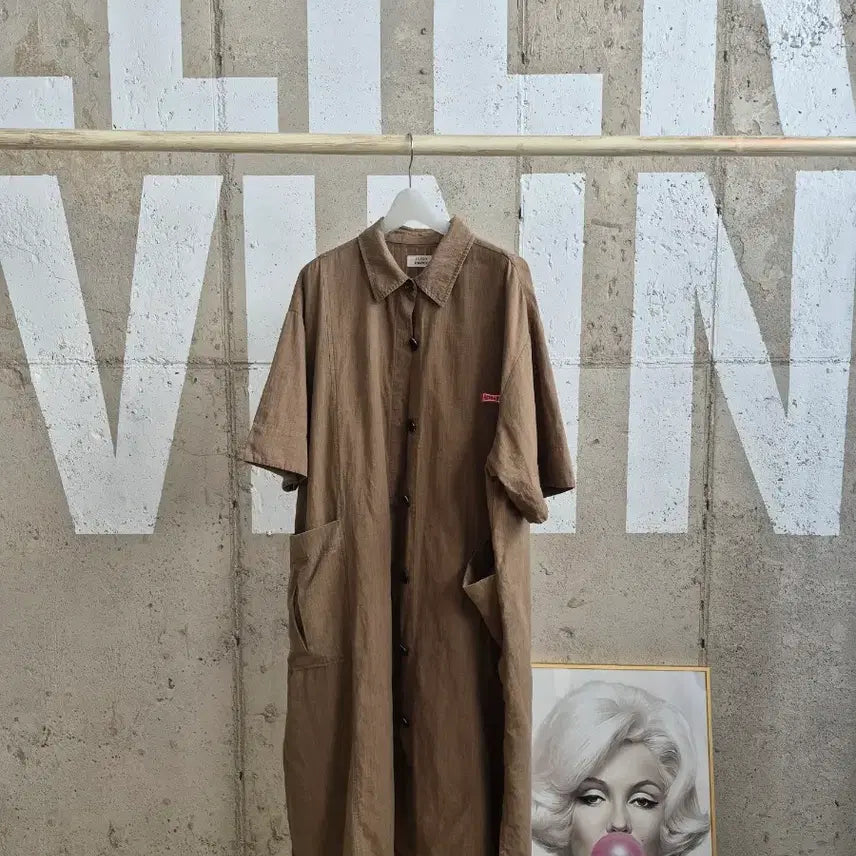 [BUNJANG] Studio Tomboy Linen Blend Long Jacket / 스튜디오톰보이 마혼방 롱자켓