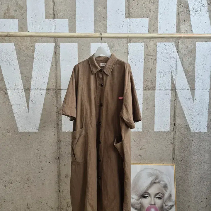 [BUNJANG] Studio Tomboy Linen Blend Long Jacket / 스튜디오톰보이 마혼방 롱자켓