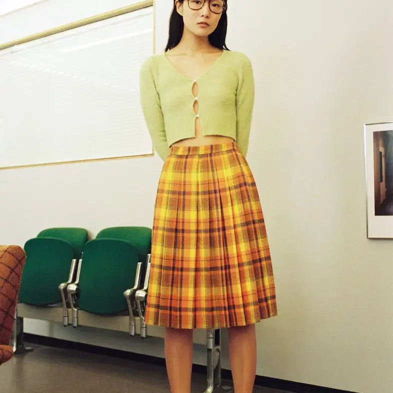 [BUNJANG] Pony Tail Midi Skirt M Size / 포니테일 미디 스커트 치마 M 사이즈