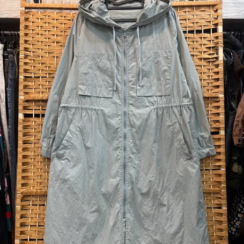 [BUNJANG] Hooded Long Jacket / 후드 롱 자켓