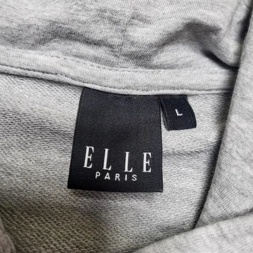 [BUNJANG] Elle Oversized Grey Hoodie Zip-up L / 엘르 오버핏 그레이 후드집업 L