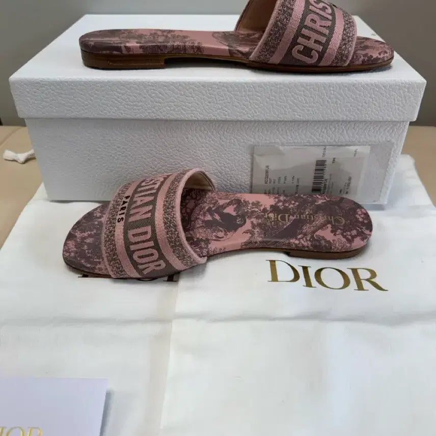 [BUNJANG] Dior Dway Slide Sandals / 36.5/235)디올 디웨이 슬리퍼 샌들