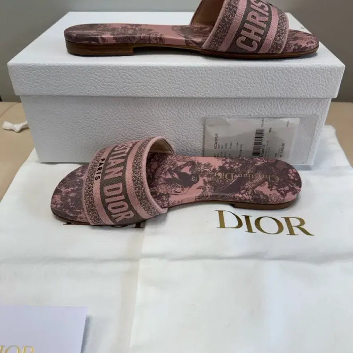 [BUNJANG] Dior Dway Slide Sandals / 36.5/235)디올 디웨이 슬리퍼 샌들