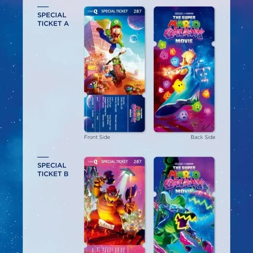 [BUNJANG] Super Mario Galaxy Special Ticket Set / 슈퍼 마리오 갤럭시 스페셜 티켓 2종 세트 판매합니다.