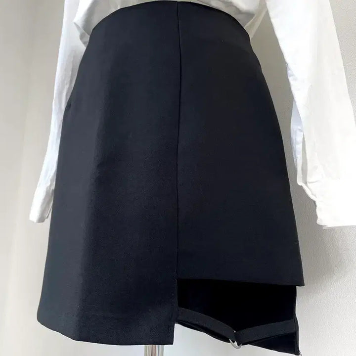 [BUNJANG] Black Garter Belt Point Skirt / 블랙 가터벨트 포인트 스커트, 아이돌, 양산형, 갸루, 새상품