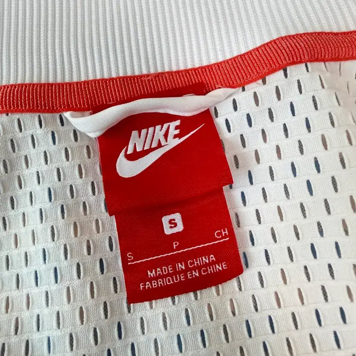 [BUNJANG] Nike Blue Windbreaker Jacket (White, S) / 나이키 화이트 블루종 바람막이 자켓 S