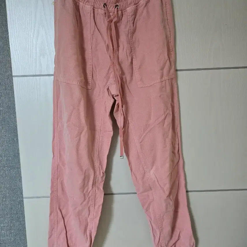 [BUNJANG] Zara Pink Banding Jogger Pants / 자라 핑크 밴딩조거